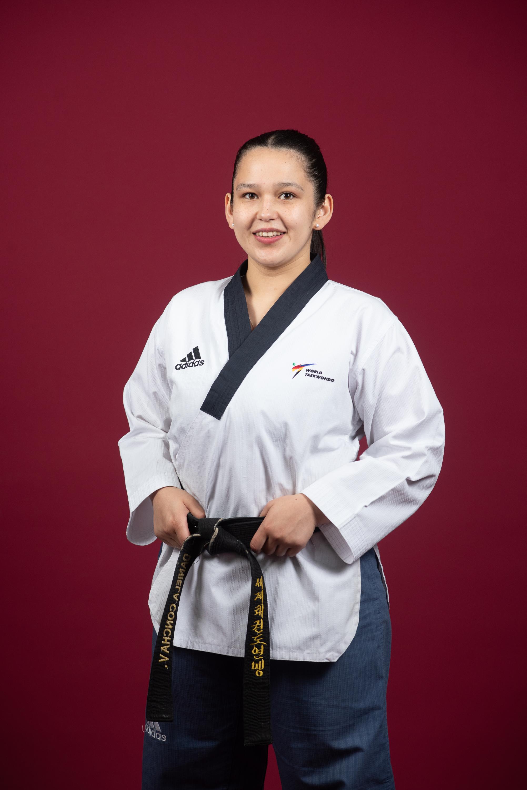 Daniela Concha, maestra de Taekwondo
